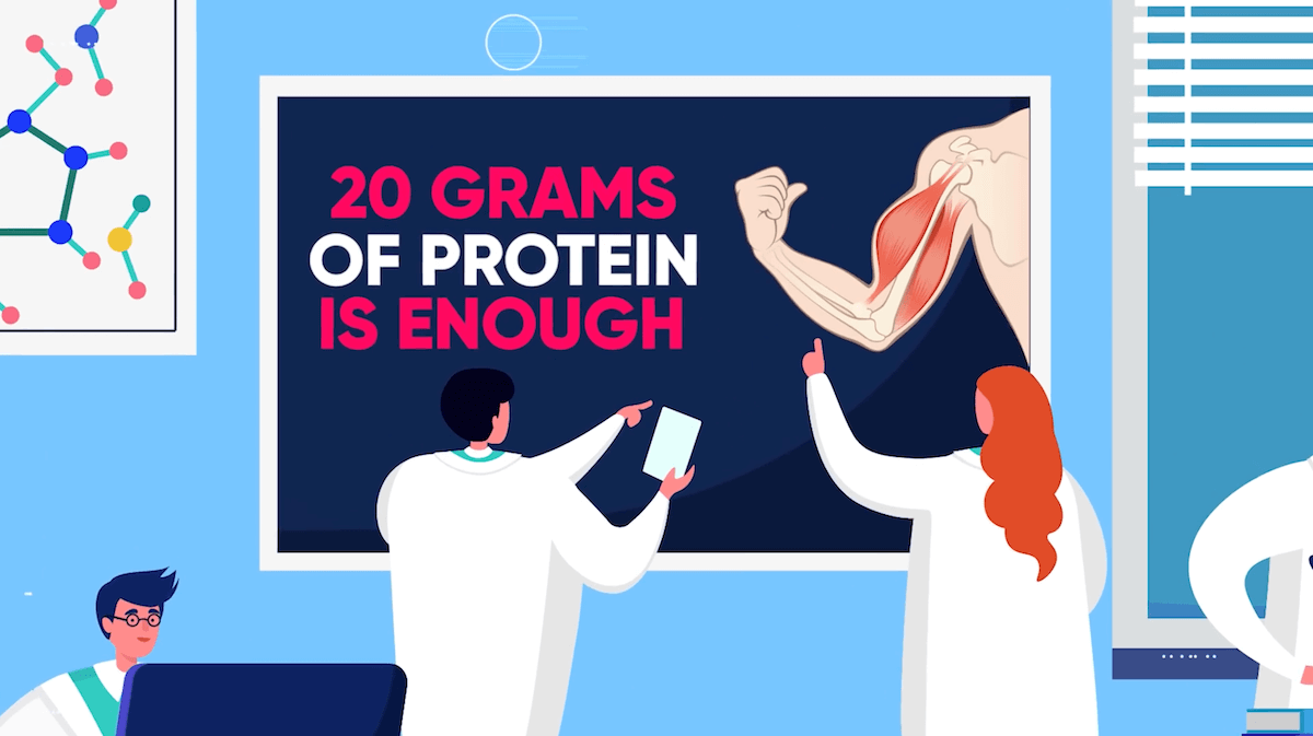 20 grams of protein is enough