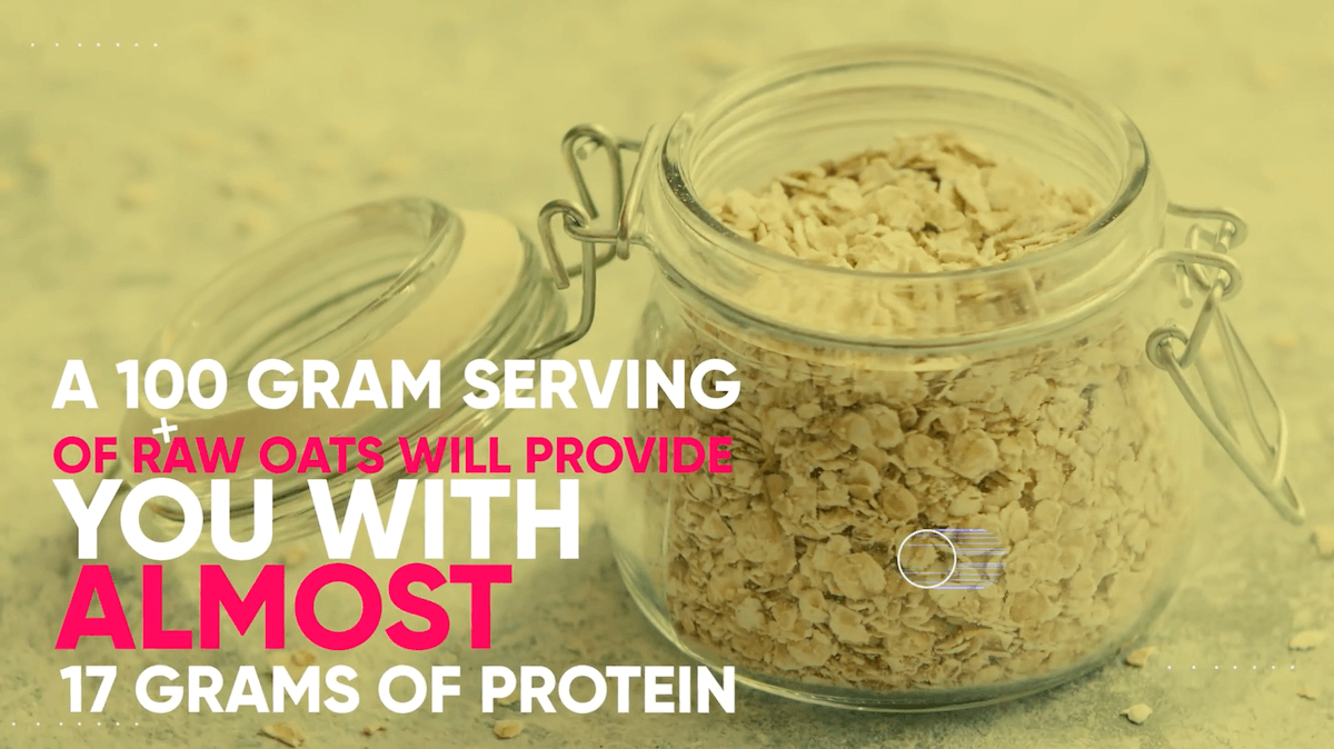 oats are high in protein